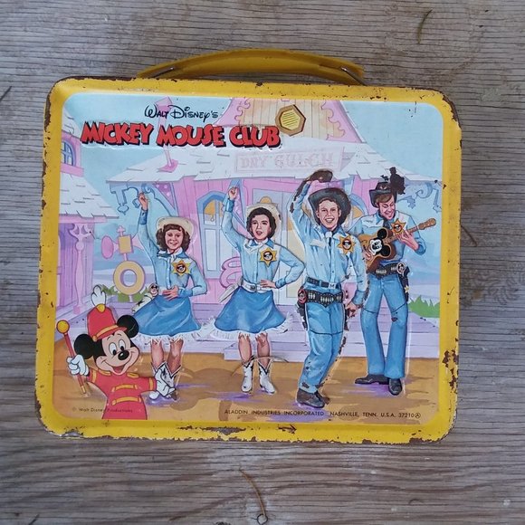 vintage Mickey Mouse Club lunchbox with Thermos - Picture 2 of 8